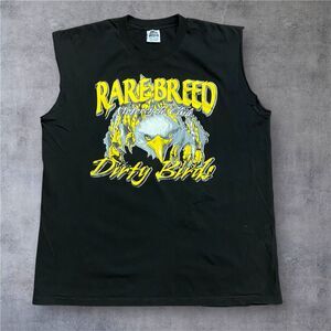 Pro 5 Rare Breed Motorcycle Club Dirty Birds Eagle Sleeveless Tee Black 2XL
